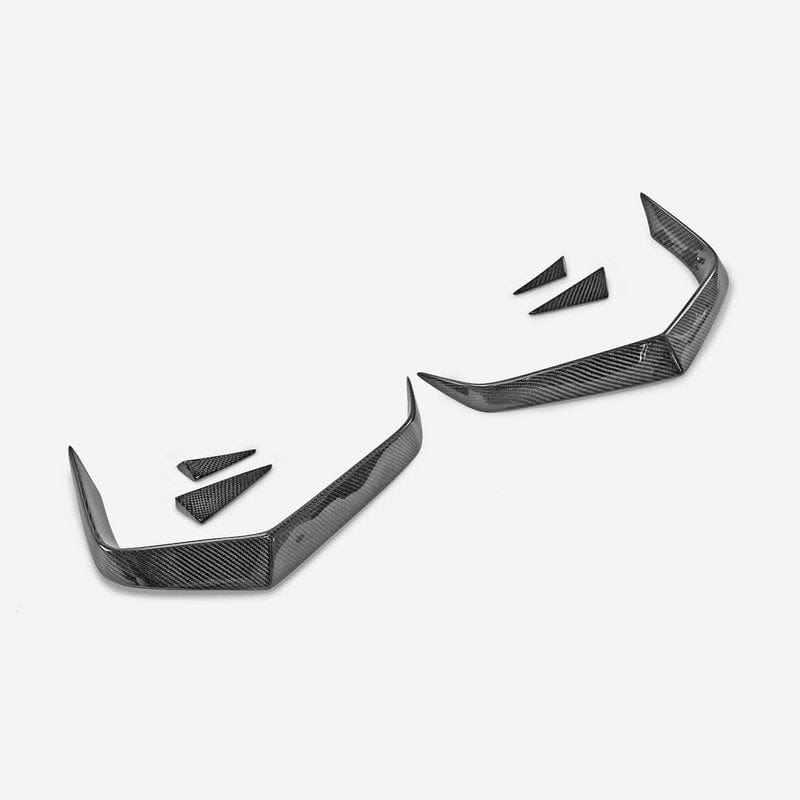 Infiniti Q60 CV37 Rear Bumper Canard  17 onwards Kazento Carbon Parts Carbon Fiber Q60-CANA-V-CF