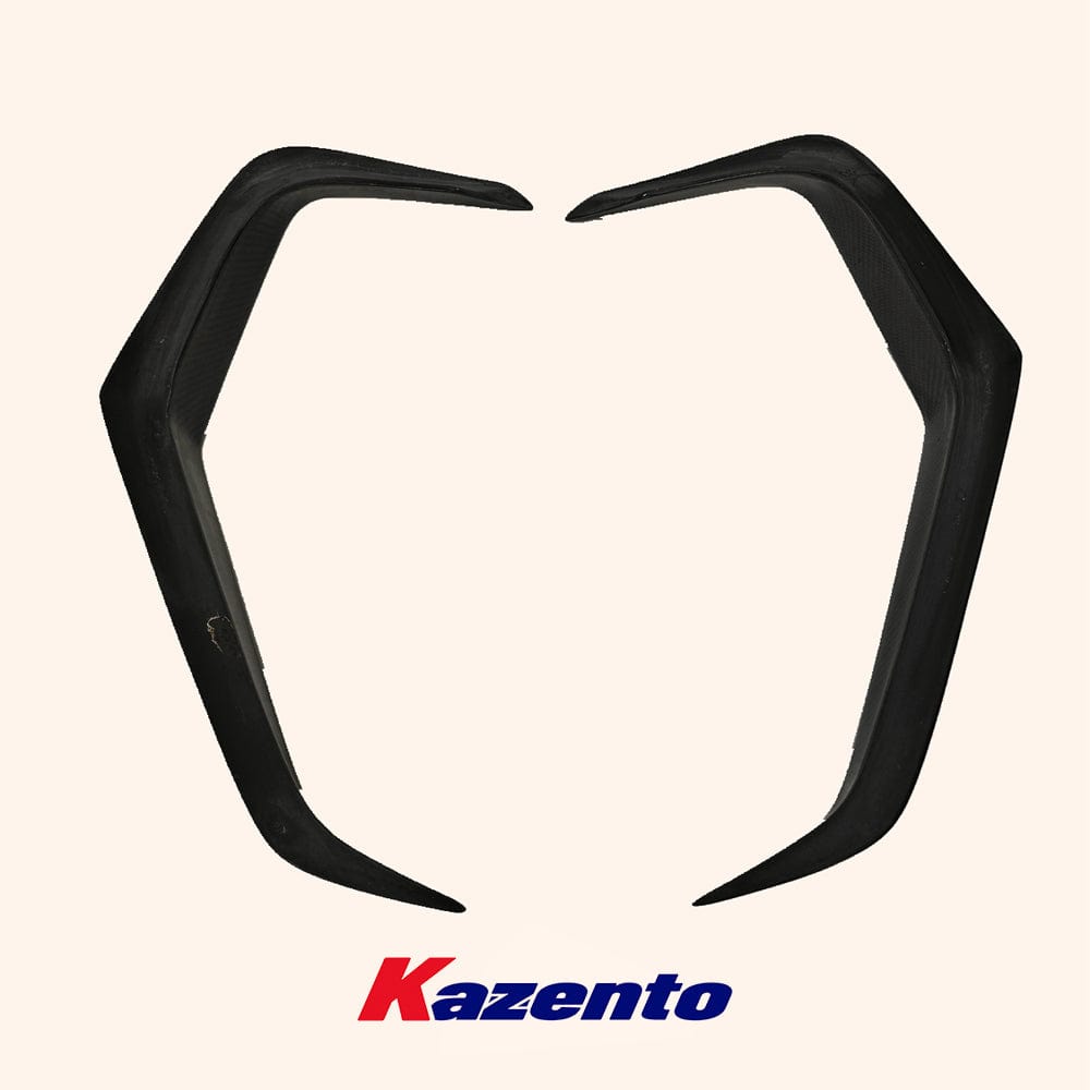 Infiniti Q60 CV37 Rear Bumper Canards Trim 2017-2022 Kazento Carbon Parts 车身侧板