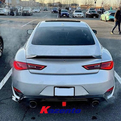 Infiniti Q60 CV37 Rear Bumper Lip Diffuser 17 onwards Kazento Carbon Parts 车身侧板 Carbon Fiber Q60-DIF-V-CF