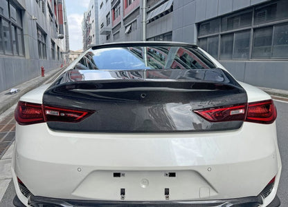 Infiniti Q60 CV37 Rear Dcuktail Trunks 17 Onwards Kazento Carbon Parts 车身侧板