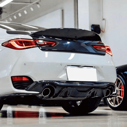 Infiniti Q60 CV37 Rear Diffuser 17 onwards Kazento Carbon Parts