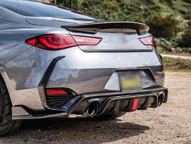 Infiniti Q60 CV37 Rear Spat 17 onwards Kazento Carbon Parts