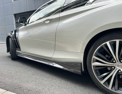 Infiniti Q60 CV37 Side Skirt 17 onwards Kazento Carbon Parts