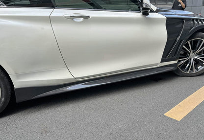 Infiniti Q60 CV37 Side Skirt 17 onwards Kazento Carbon Parts