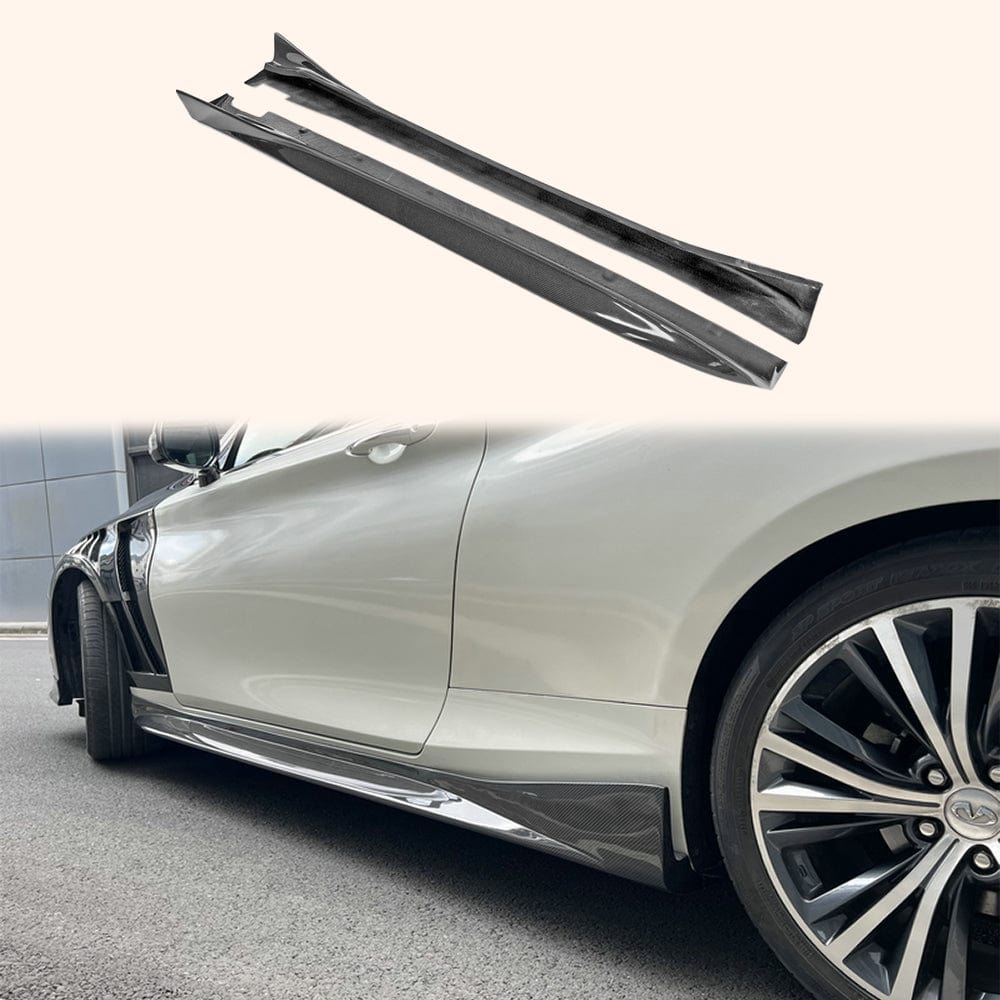 Infiniti Q60 CV37 Side Skirt 2017+