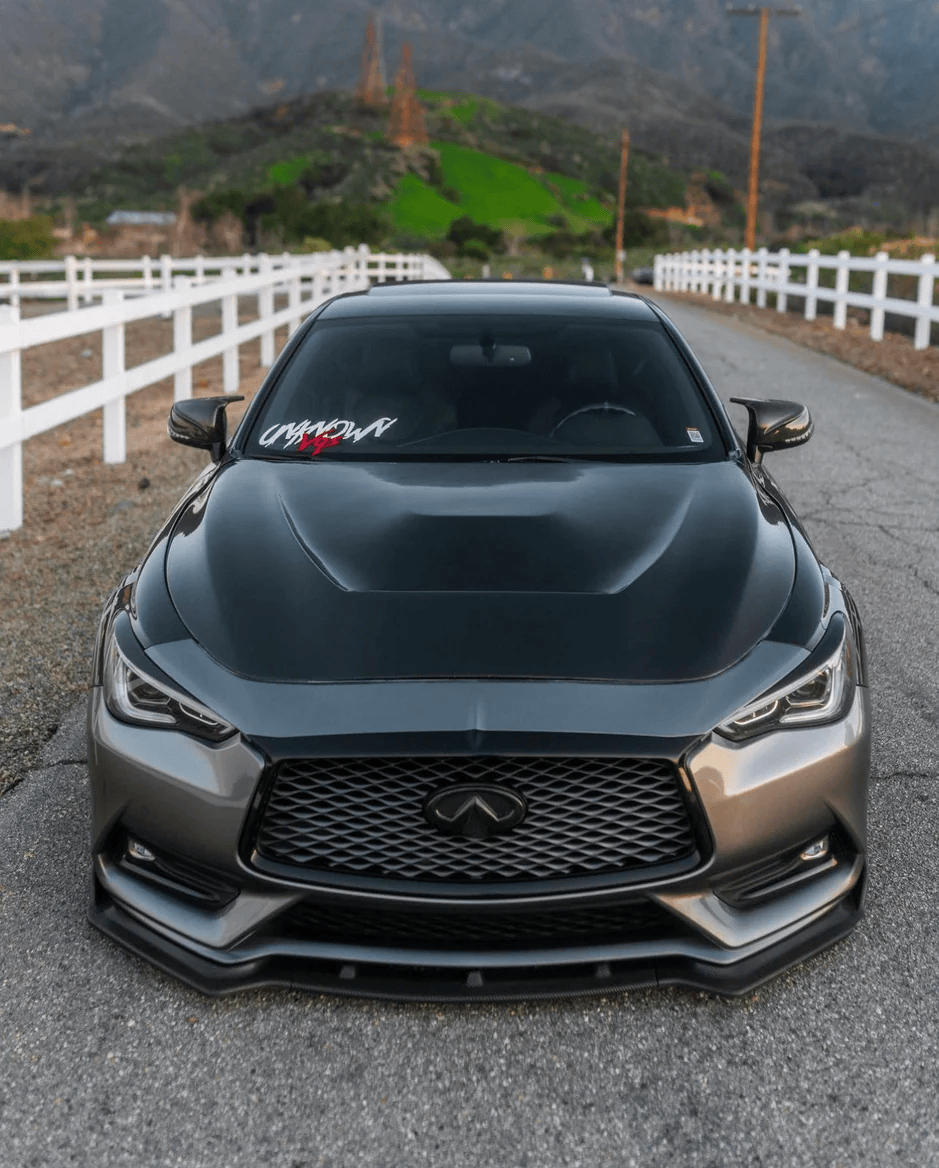 Infiniti Q60 V37 GTS Style Vented Hood Bonnet 2017-2022