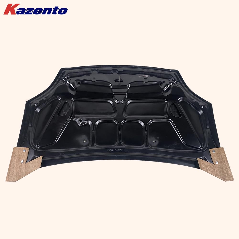 Kazento Car Hood Carbon Fiber For EP3 2002 MU Style For Blue Vented Bonnet Body Kits