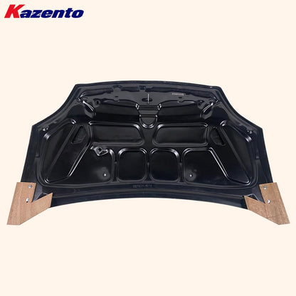 Kazento Car Hood Carbon Fiber For EP3 2002 MU Style For Blue Vented Bonnet Body Kits