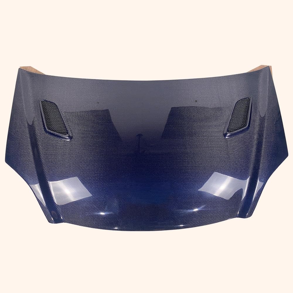 Kazento Car Hood Carbon Fiber For EP3 2002 MU Style For Blue Vented Bonnet Body Kits
