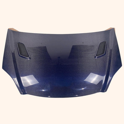Kazento Car Hood Carbon Fiber For EP3 2002 MU Style For Blue Vented Bonnet Body Kits