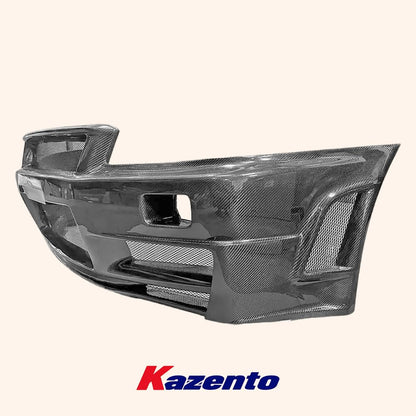 Kazento Carbon Fiber Front Bumper for Nissan Skyline R34 Kazento Carbon Parts 车身侧板 R34-FB-ZT-GTT-CF