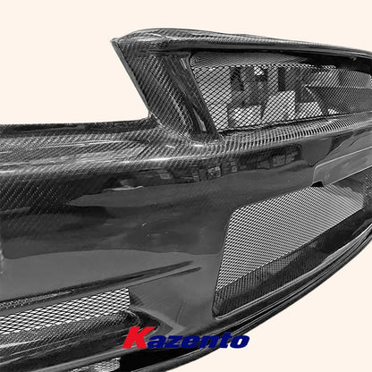 Kazento Carbon Fiber Front Bumper for Nissan Skyline R34 Kazento Carbon Parts 车身侧板 R34-FB-ZT-GTT-CF