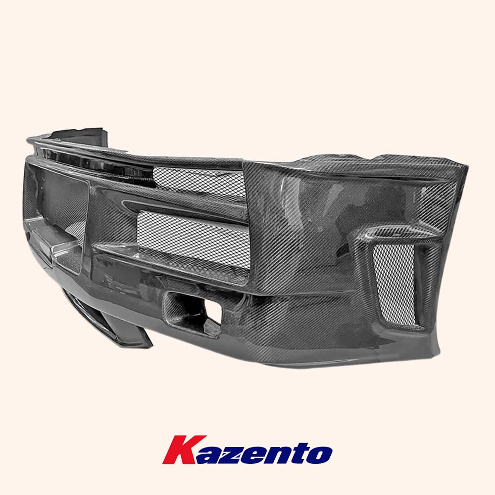 Kazento Carbon Fiber Front Bumper for Nissan Skyline R34 Kazento Carbon Parts 车身侧板 R34-FB-ZT-GTT-CF