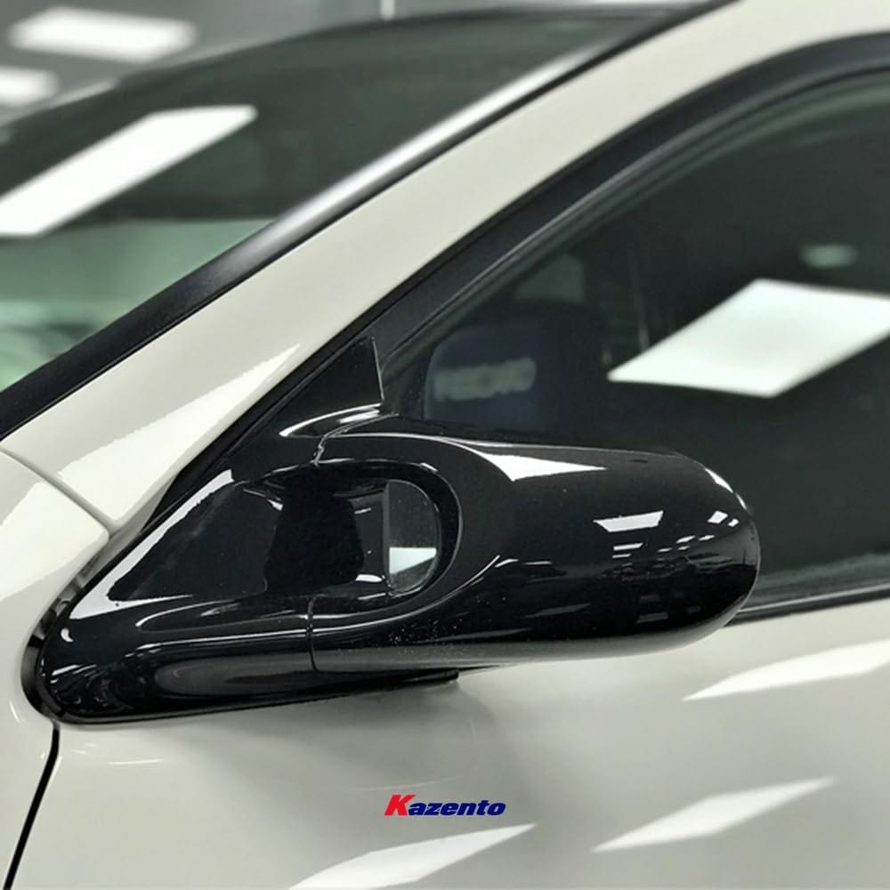Kazento For 02-06 Integra Dc5 Acura Rsx For Honda Aero Mirror (Left Hand Drive Vehicle) Rearview Mirror Guard Covers Fiber Glass Kazento Carbon Parts 车身侧板 DC5-MC-TI-GND-L-FRP