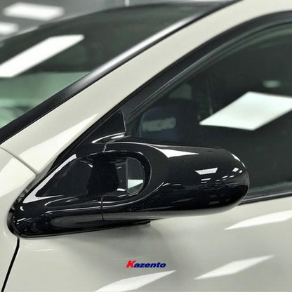 Kazento For 02-06 Integra Dc5 Acura Rsx For Honda Aero Mirror (Left Hand Drive Vehicle) Rearview Mirror Guard Covers Fiber Glass Kazento Carbon Parts 车身侧板 DC5-MC-TI-GND-L-FRP