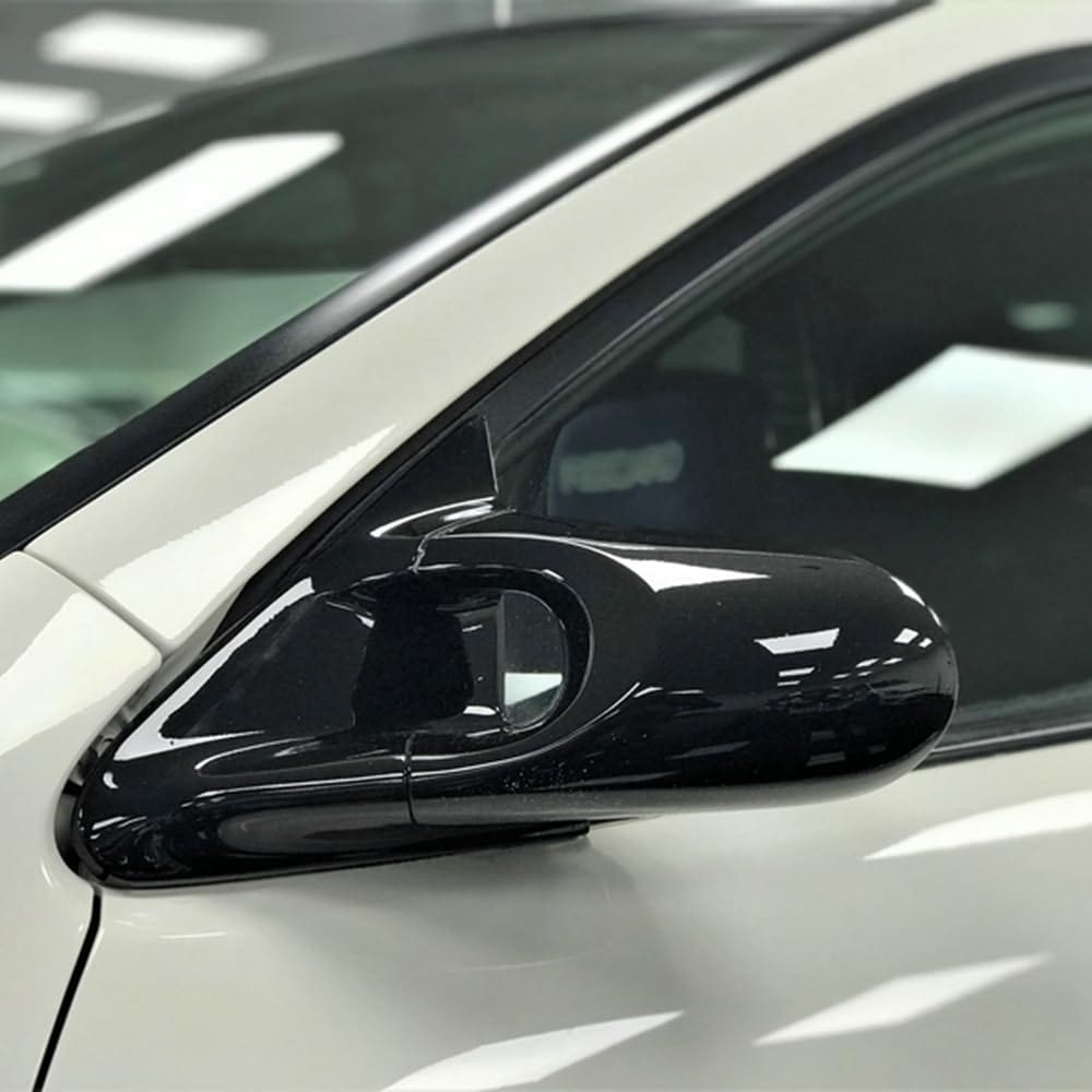 Kazento For 02-06 Integra Dc5 Acura Rsx For Honda Aero Mirror (Left Hand Drive Vehicle) Rearview Mirror Guard Covers Fiber Glass Kazento Carbon Parts 车身侧板 DC5-MC-TI-GND-L-FRP