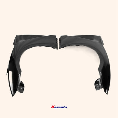 Kazento For 08-16 R35 Gtr Cba Dba Ni-Style For Nissan Front Fender Fiber Glass Kazento Carbon Parts 车身侧板 R35-FF-NIS-FRP
