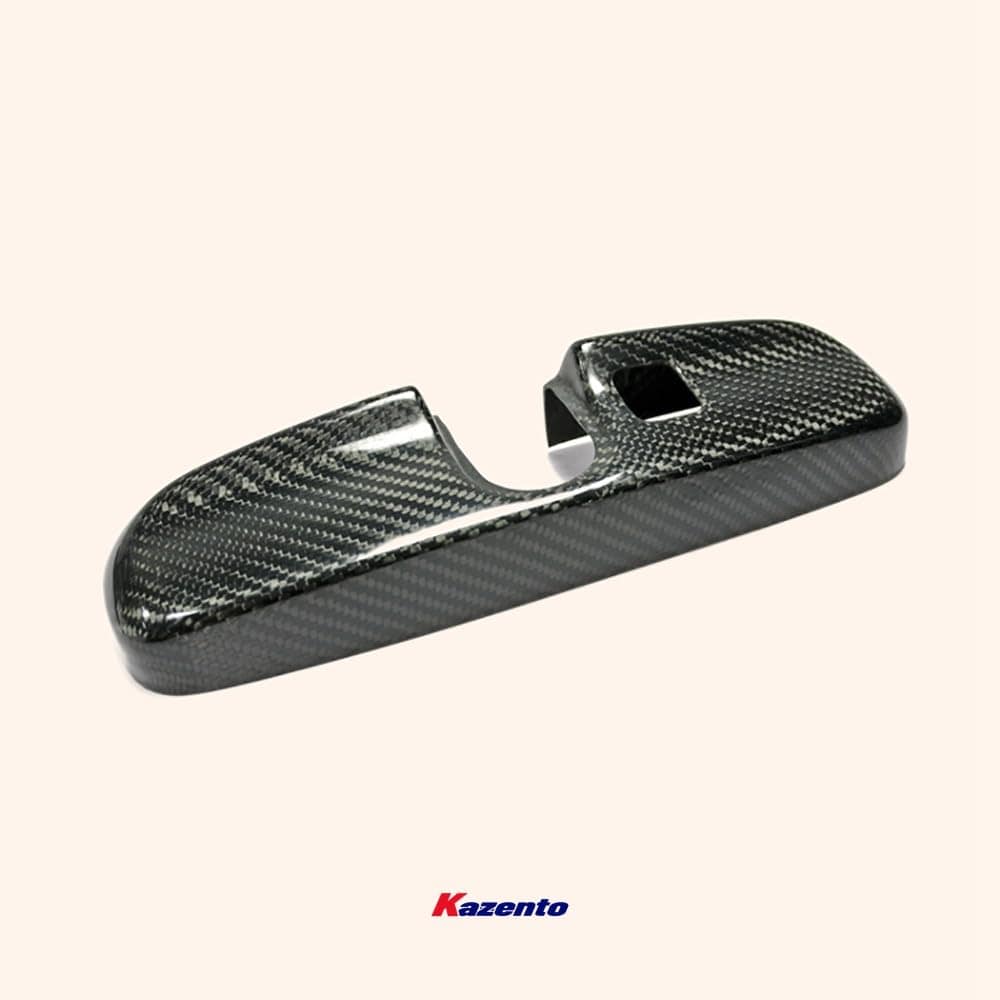 Kazento For 08-16 R35 Gtr For Nissan Room Mirror Cover (Rhd Only) Carbon Fiber Kazento Carbon Parts 车身侧板 R35-MC-ROOM-RHD-CF