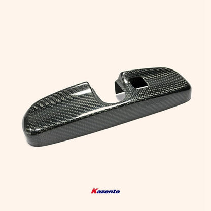 Kazento For 08-16 R35 Gtr For Nissan Room Mirror Cover (Rhd Only) Carbon Fiber Kazento Carbon Parts 车身侧板 R35-MC-ROOM-RHD-CF