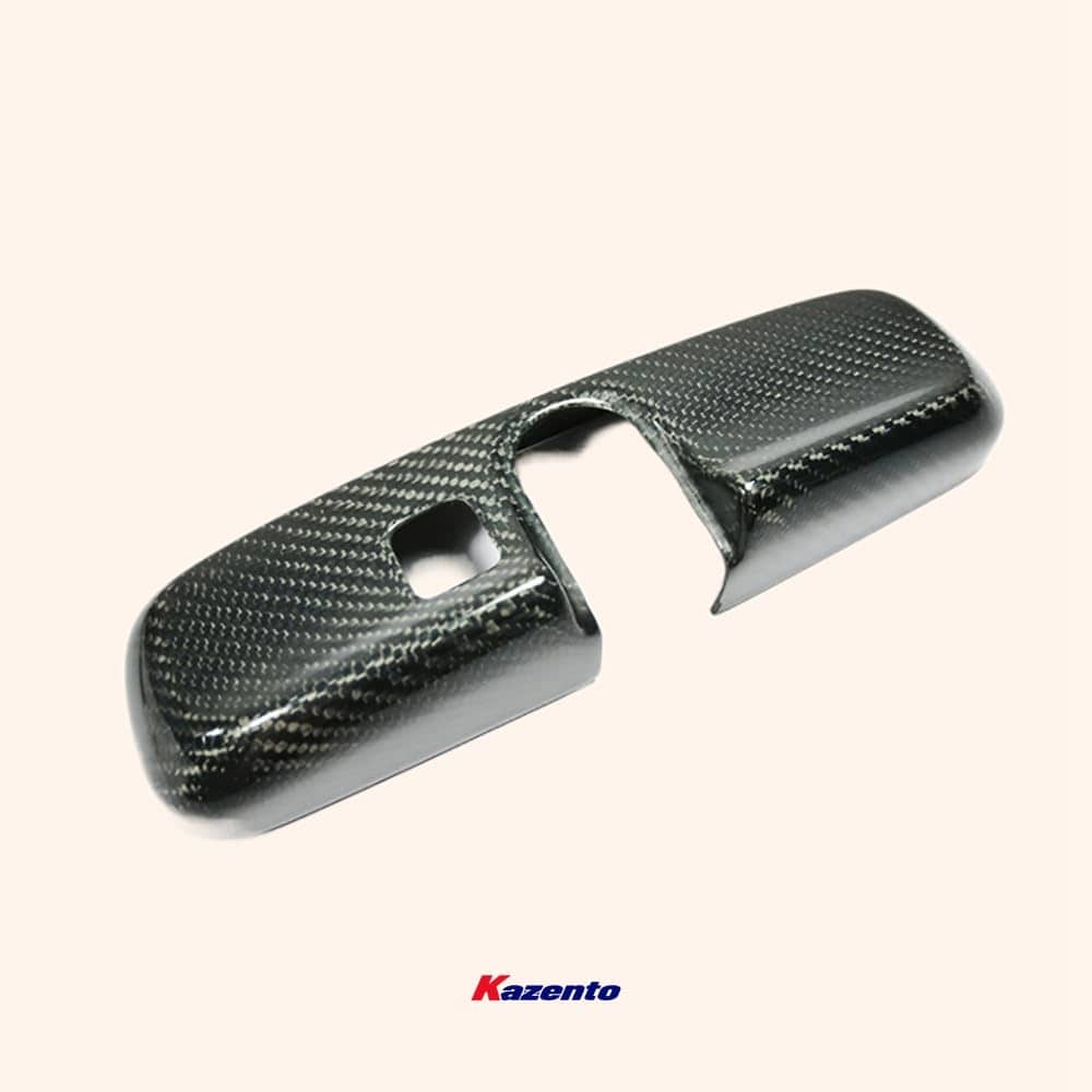 Kazento For 08-16 R35 Gtr For Nissan Room Mirror Cover (Rhd Only) Carbon Fiber Kazento Carbon Parts 车身侧板 R35-MC-ROOM-RHD-CF
