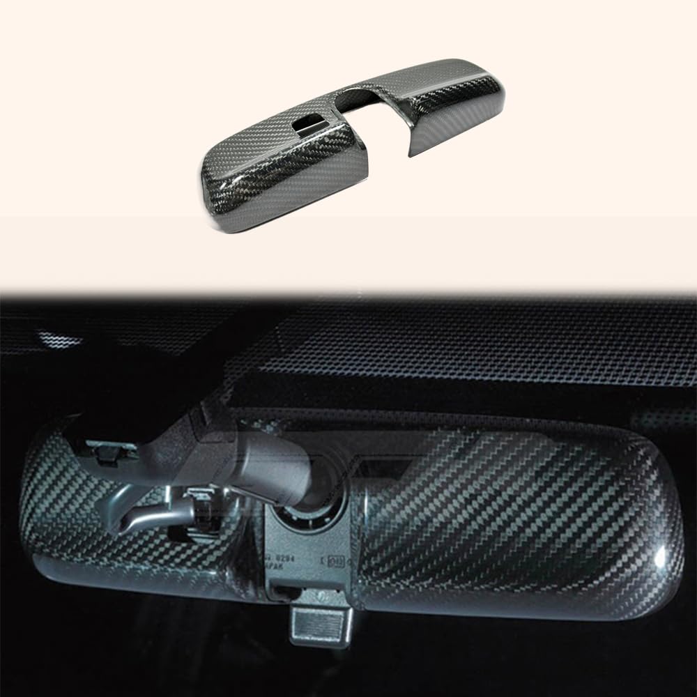 Kazento For 08-16 R35 Gtr For Nissan Room Mirror Cover (Rhd Only) Carbon Fiber Kazento Carbon Parts 车身侧板 R35-MC-ROOM-RHD-CF
