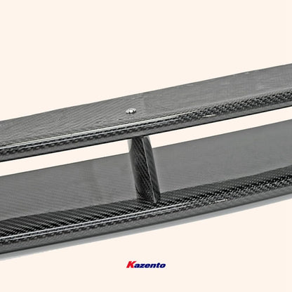 Kazento For 08-16 R35 Gtr Jun For Nissan Front Bumper Intake Duct Carbon Fiber Kazento Carbon Parts 车身侧板 R35-BV-JUN-CF