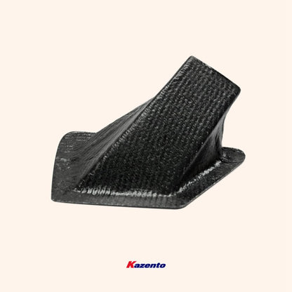 Kazento For 09 Onwards 370Z Z34 For Nissan Front Bumper Duct Set Carbon Fiber