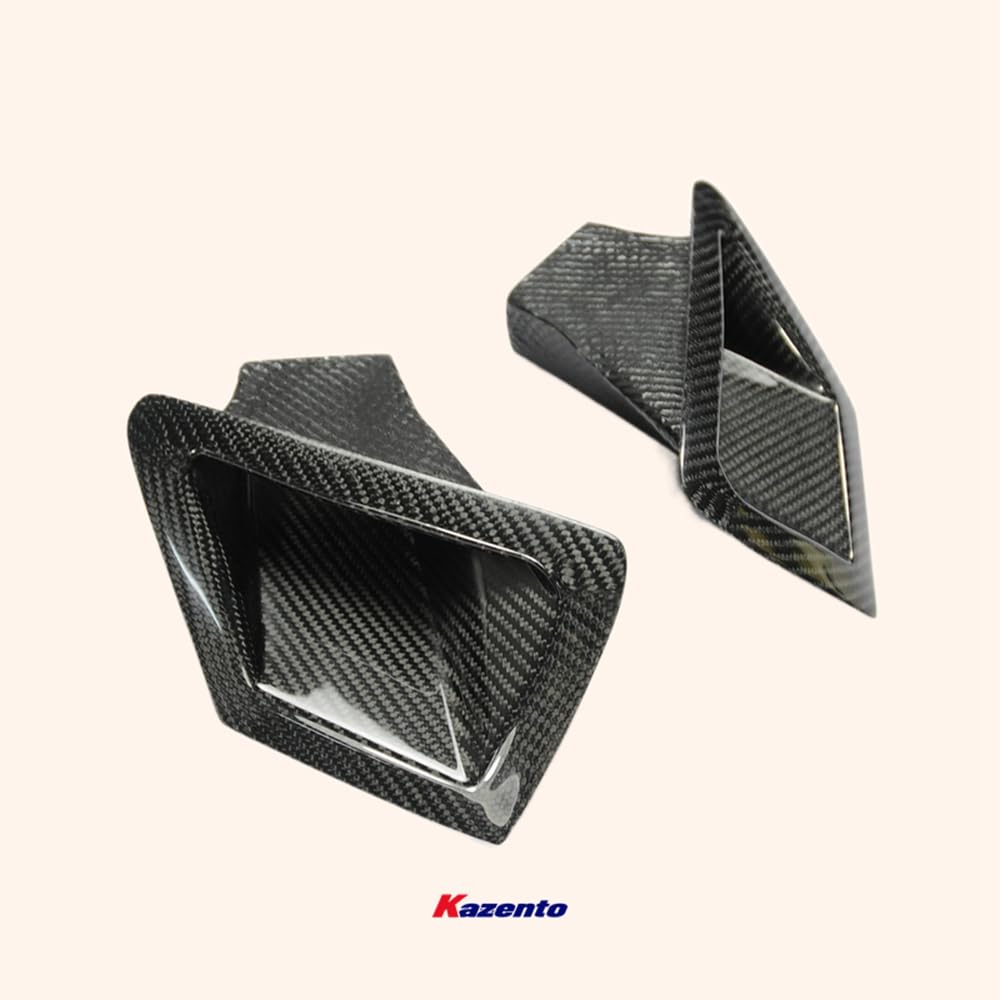 Kazento For 09 Onwards 370Z Z34 For Nissan Front Bumper Duct Set Carbon Fiber