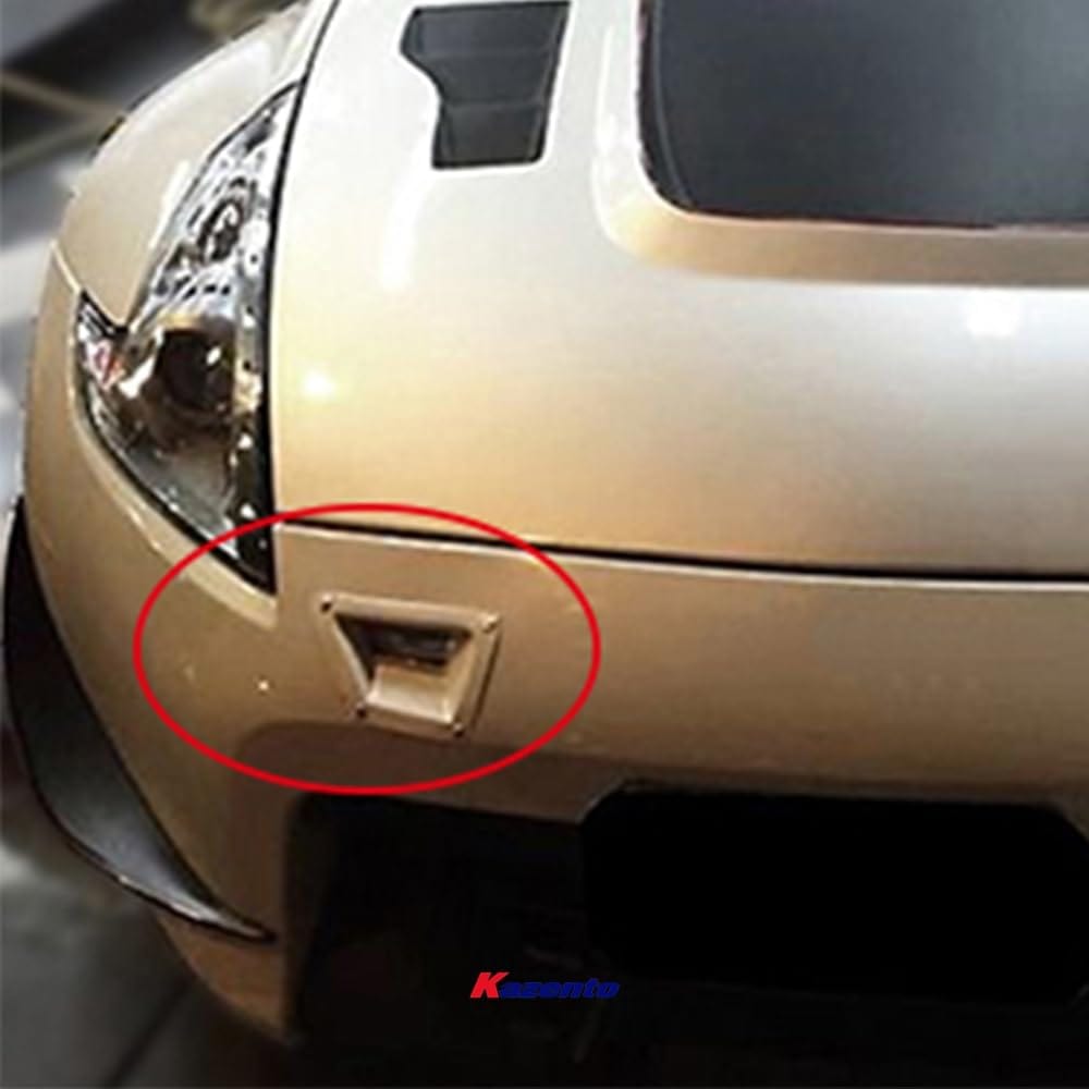 Kazento For 09 Onwards 370Z Z34 For Nissan Front Bumper Duct Set Fiber Glass Kazento Carbon Parts 车身侧板 370Z-BV-FRP
