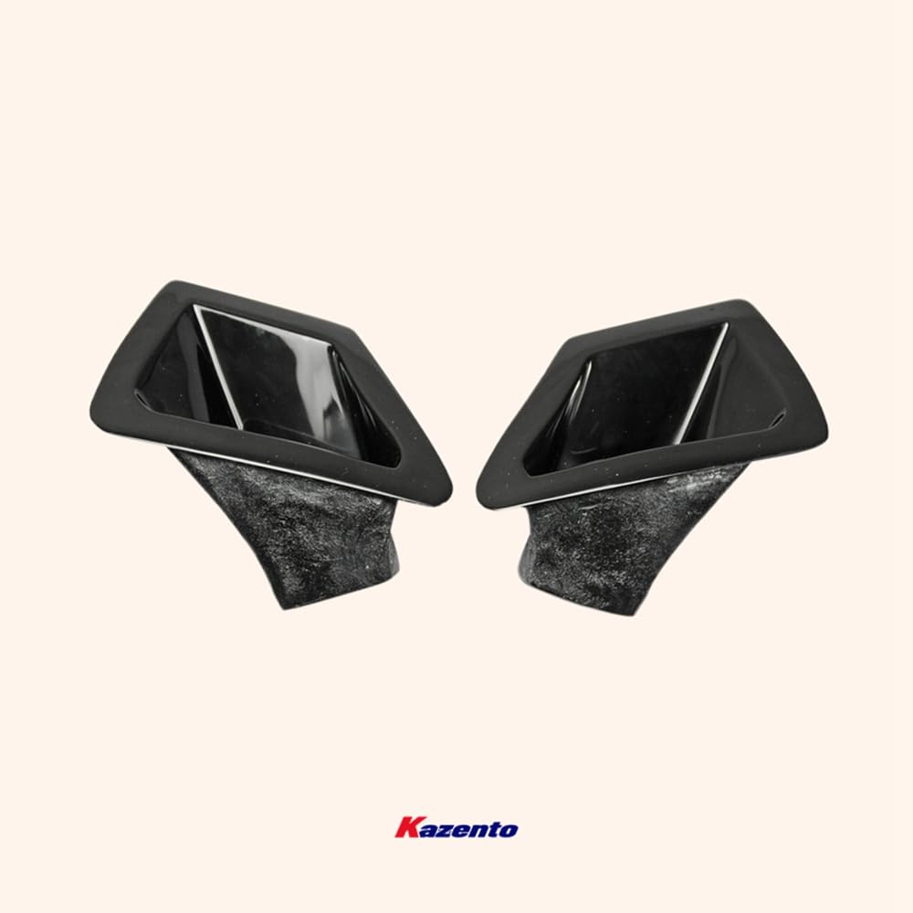Kazento For 09 Onwards 370Z Z34 For Nissan Front Bumper Duct Set Fiber Glass