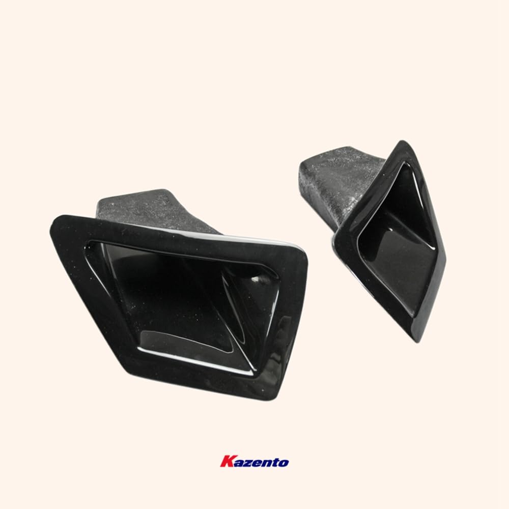 Kazento For 09 Onwards 370Z Z34 For Nissan Front Bumper Duct Set Fiber Glass