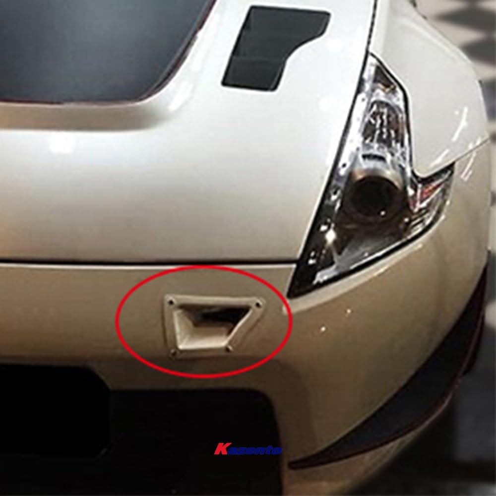 Kazento For 09 Onwards 370Z Z34 For Nissan Front Bumper Duct Set Fiber Glass