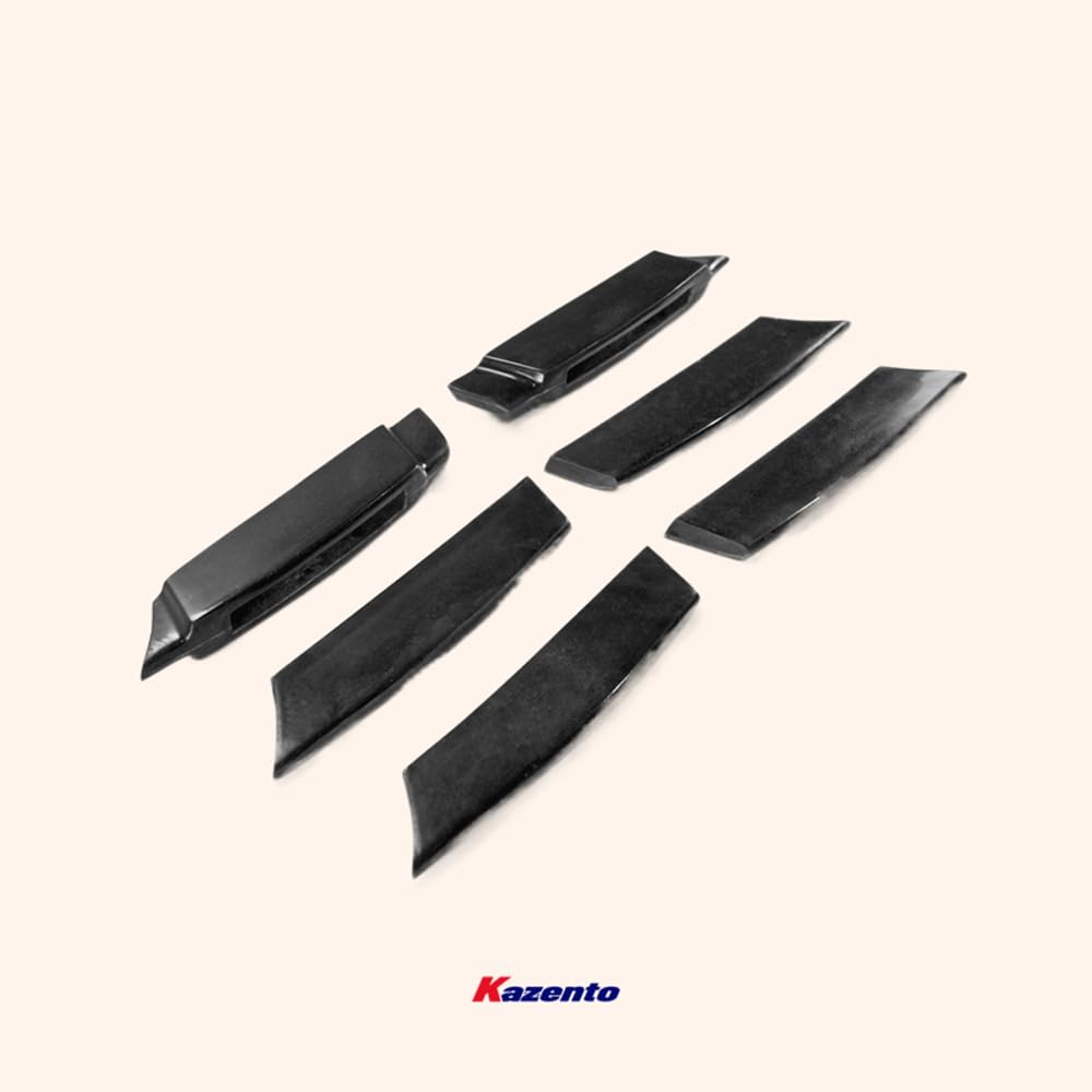 Kazento For 09 Onwards 370Z Z34 Wbs Style For Nissan Front Bumper Intake (With Led Light) Fiber Glass