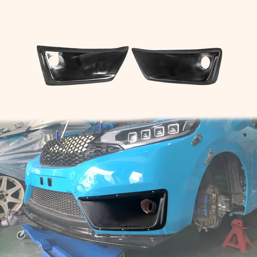 Kazento For 14-18 Fit Gk5 Track Type For Honda Front Bumper Intake Duct Fiber Glass Kazento Carbon Parts 车身侧板 GK5-BV-FRP