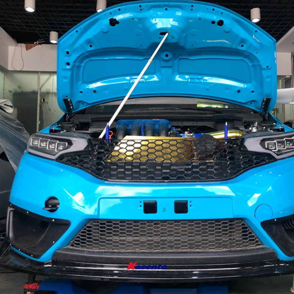 Kazento For 14-18 Fit Gk5 Track Type For Honda Front Bumper Intake Duct Fiber Glass