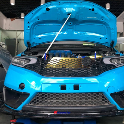 Kazento For 14-18 Fit Gk5 Track Type For Honda Front Bumper Intake Duct Fiber Glass