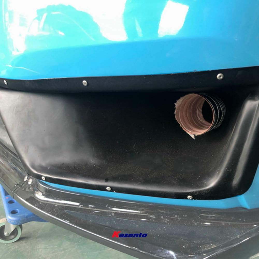 Kazento For 14-18 Fit Gk5 Track Type For Honda Front Bumper Intake Duct Fiber Glass