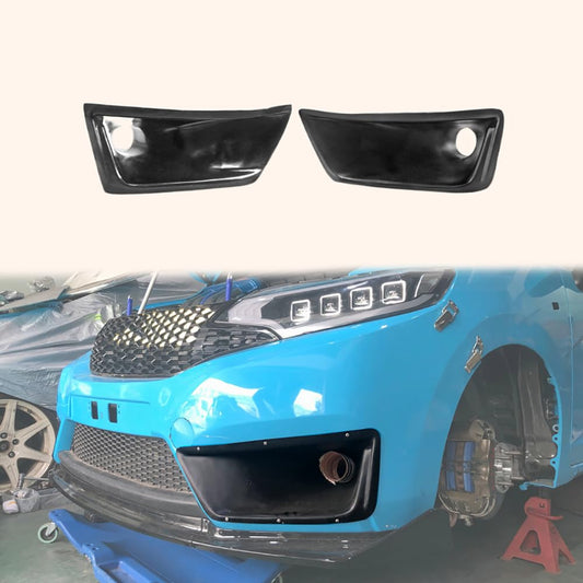 Kazento For 14-18 Fit Gk5 Track Type For Honda Front Bumper Intake Duct Fiber Glass