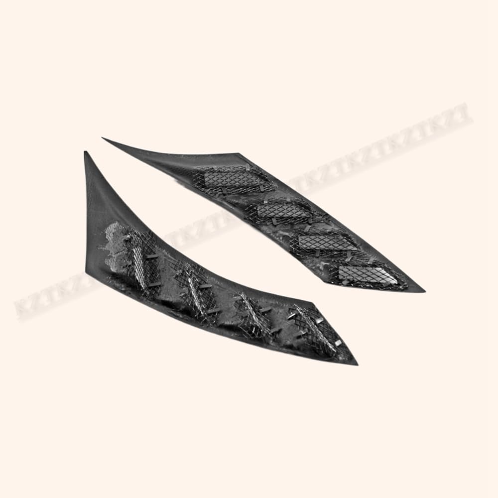 Kazento For 16-18 10Th Gen Civic Fc Epa For Honda Front Fender Air Vent (Also Fit Fk7/8 Oe Fender) Carbon Fiber