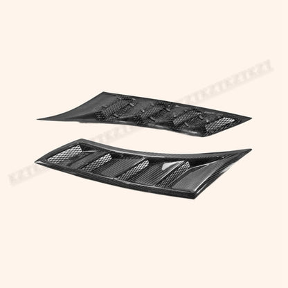 Kazento For 16-18 10Th Gen Civic Fc Epa For Honda Front Fender Air Vent (Also Fit Fk7/8 Oe Fender) Carbon Fiber