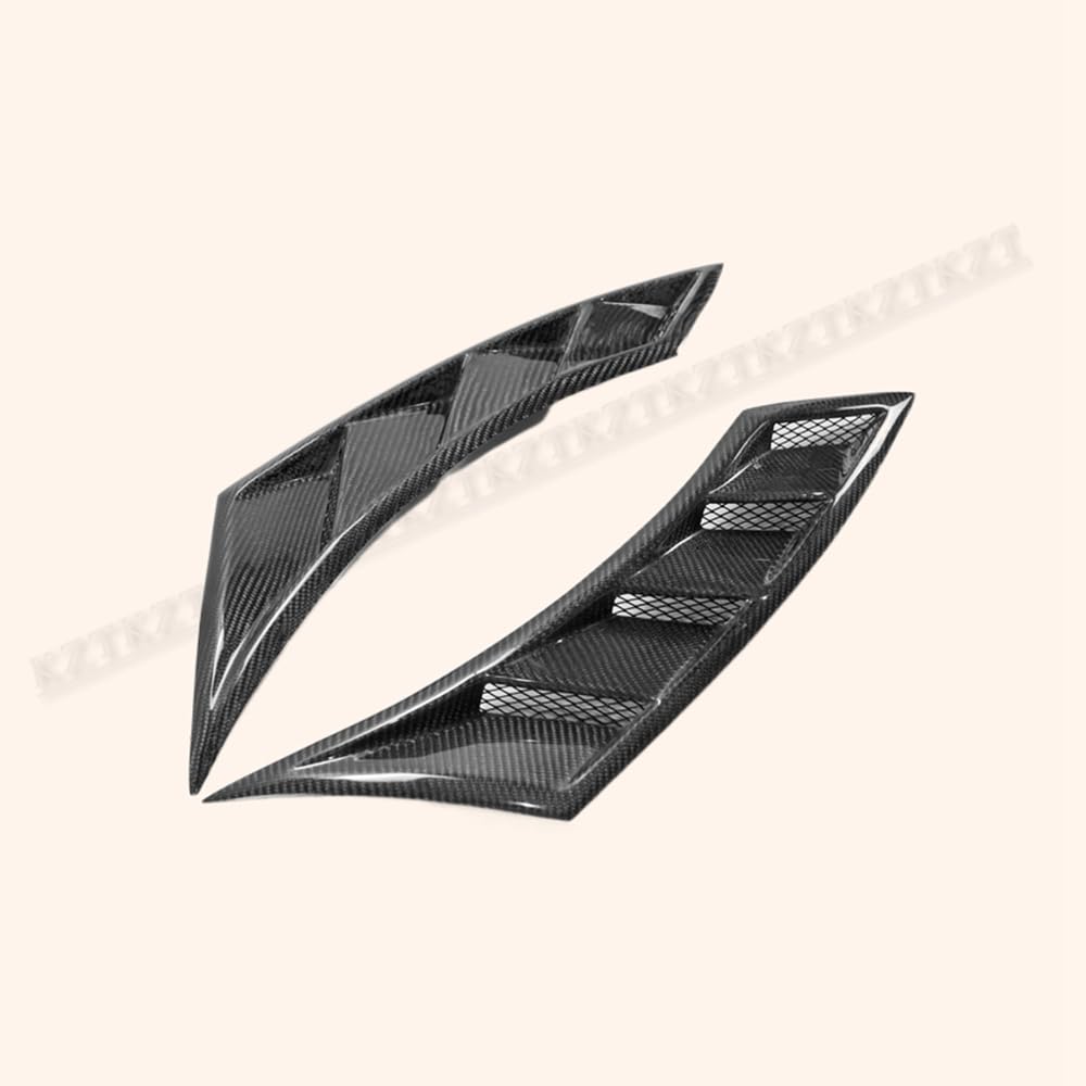 Kazento For 16-18 10Th Gen Civic Fc Epa For Honda Front Fender Air Vent (Also Fit Fk7/8 Oe Fender) Carbon Fiber