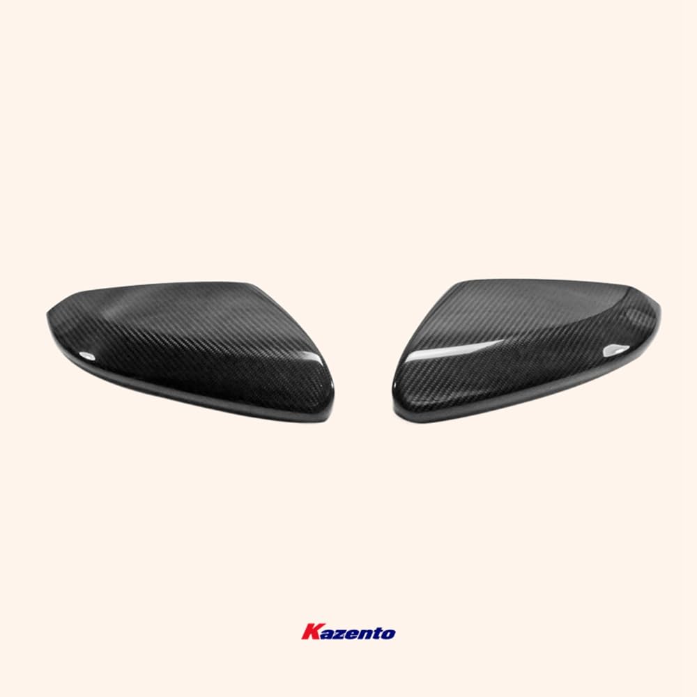 Kazento For 16-18 10Th Gen Civic Fc For Honda Sode-view Mirror Cover Rearview Mirror Guard Covers Carbon Fiber Kazento Carbon Parts 车身侧板 FC-MC-CF