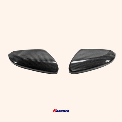 Kazento For 16-18 10Th Gen Civic Fc For Honda Sode-view Mirror Cover Rearview Mirror Guard Covers Carbon Fiber Kazento Carbon Parts 车身侧板 FC-MC-CF