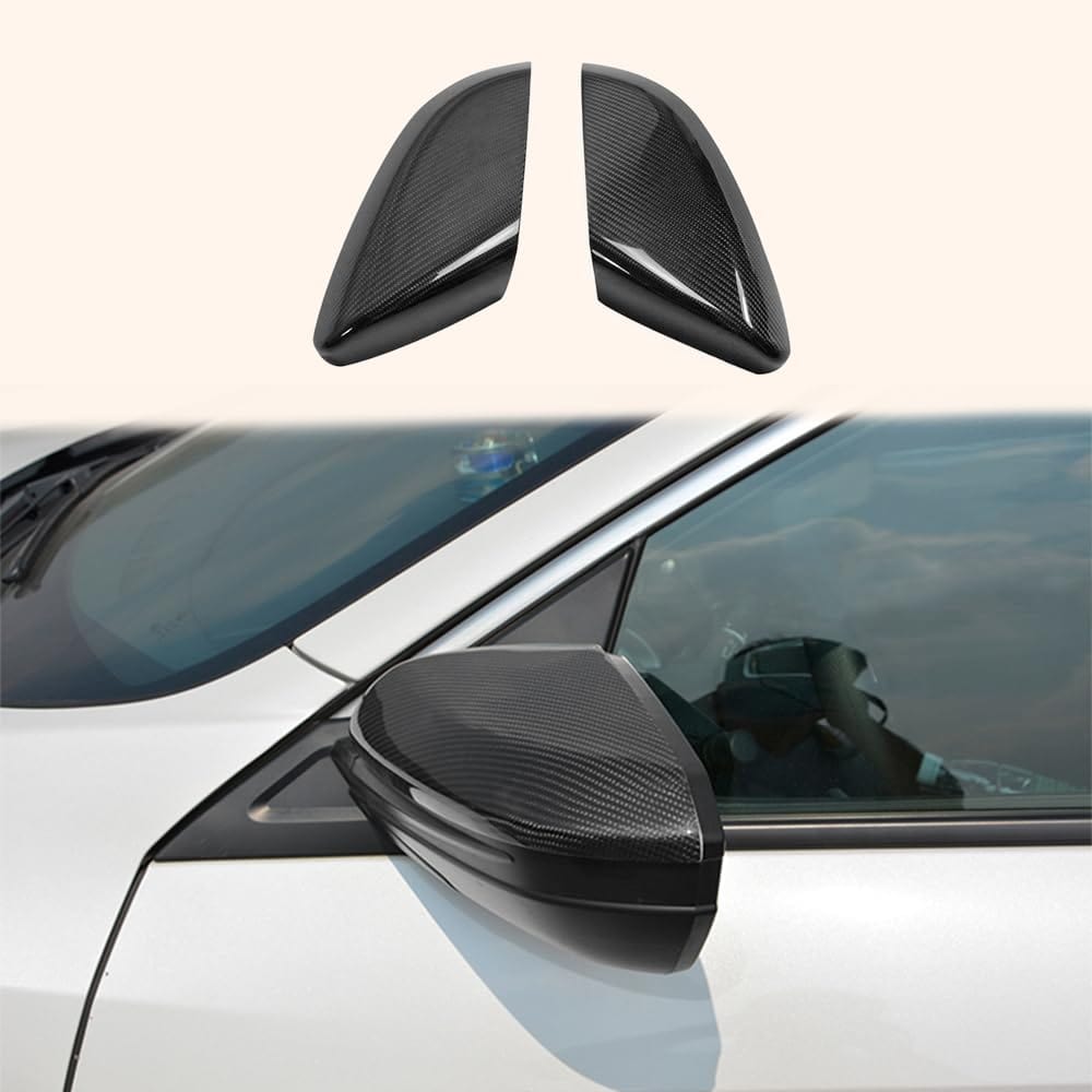 Kazento For 16-18 10Th Gen Civic Fc For Honda Sode-view Mirror Cover Rearview Mirror Guard Covers Carbon Fiber