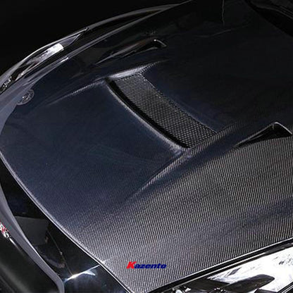 Kazento For 2007-2016 Nissan GTR R35 CBA DBA RAVS Style Front Hood Bonnet Bodykits Kazento Carbon Parts 引擎盖