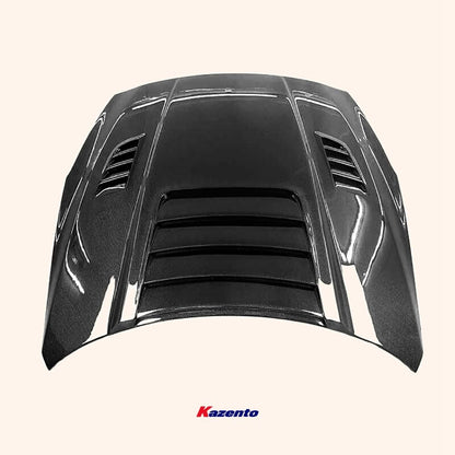 Kazento For 2007-2016 Nissan GTR R35 CBA DBA REVO Style Front Hood Bonnet Bodykits Kazento Carbon Parts 引擎盖