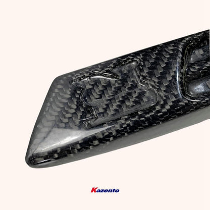 Kazento For 2008-2016 Nissan GTR R35 Front Fender OE Vents Emblem Trim Panel Pair Kazento Carbon Parts 车身侧板