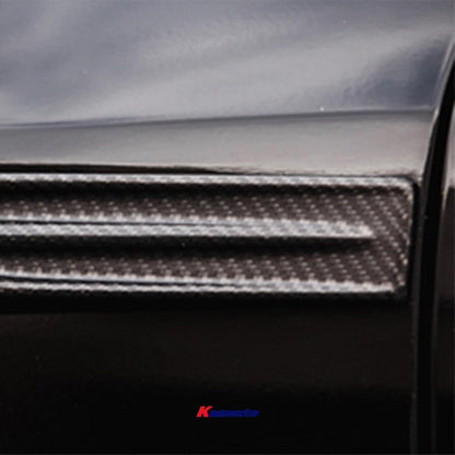 Kazento For 2008-2016 Nissan GTR R35 Front Fender OE Vents Emblem Trim Panel Pair Kazento Carbon Parts 车身侧板