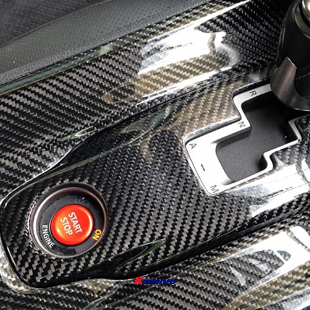 Kazento For 2008-2016 Nissan GTR R35 OE Style Interior Console Gear Cover Surround Trim Kazento Carbon Parts 车身侧板