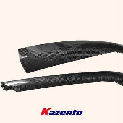 Kazento For 2008-2016 Nissan GTR R35 OE Style Roof Side Apillar Cover Trim Panel Plate Kazento Carbon Parts 车身侧板
